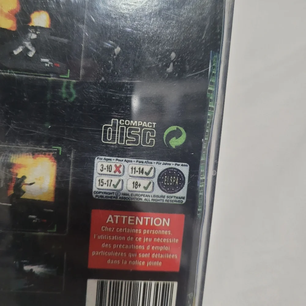 Syphon Filter Video Game Sony Playstation 1 PS1 Vintage Shooter Fighter